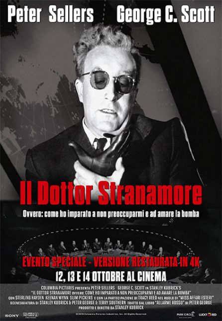 IL DOTTOR STRANAMORE, OVVERO: COME IMPARAI A NON PREOCCUPARMI E AD AMARE LA BOMBA